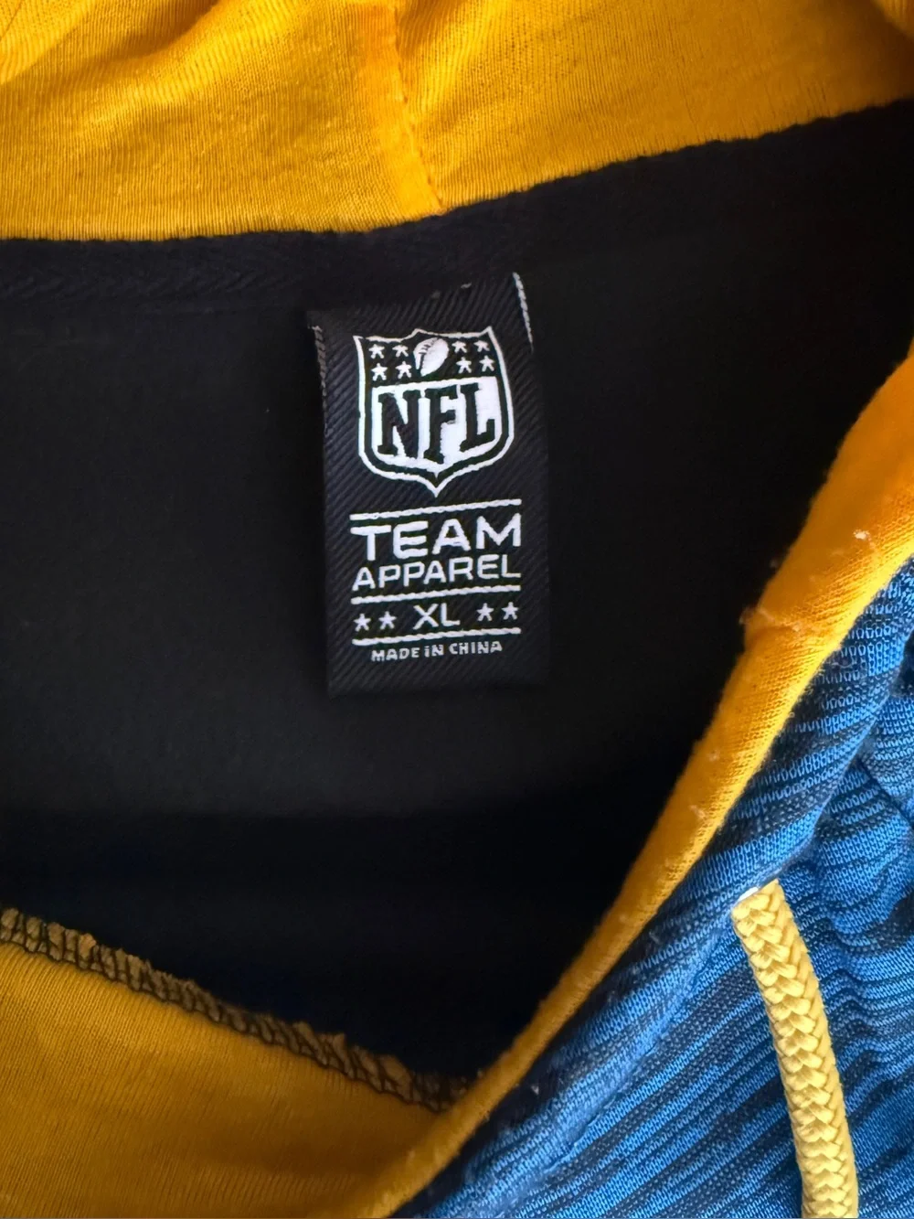 NFL Los Angeles Chargers Navy and Gold Hooded Pullover